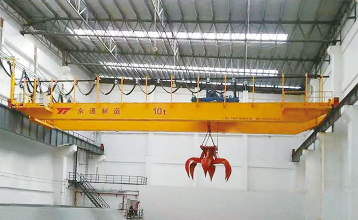 汕尾市生（shēng）活垃圾無害化（huà）處理中心焚（fén）燒發電廠自動化垃圾抓鬥吊